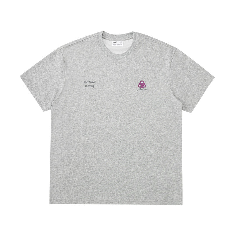 FPA Quick-Dry Cool-Touch 7A Antibacterial Anti-Mite Short-Sleeve Round-Neck Logo Print Unisex T-Shirt