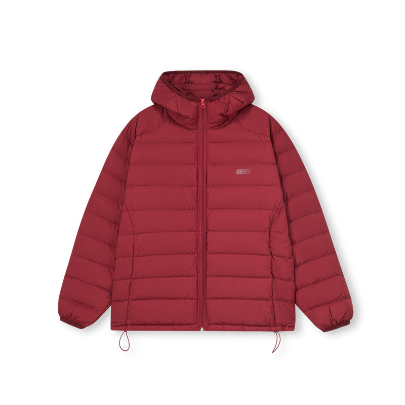 FPA 90% White Duck Down Packable Lightweight Hooded Down Jacket - Chinese Streetwear, Loose Fit