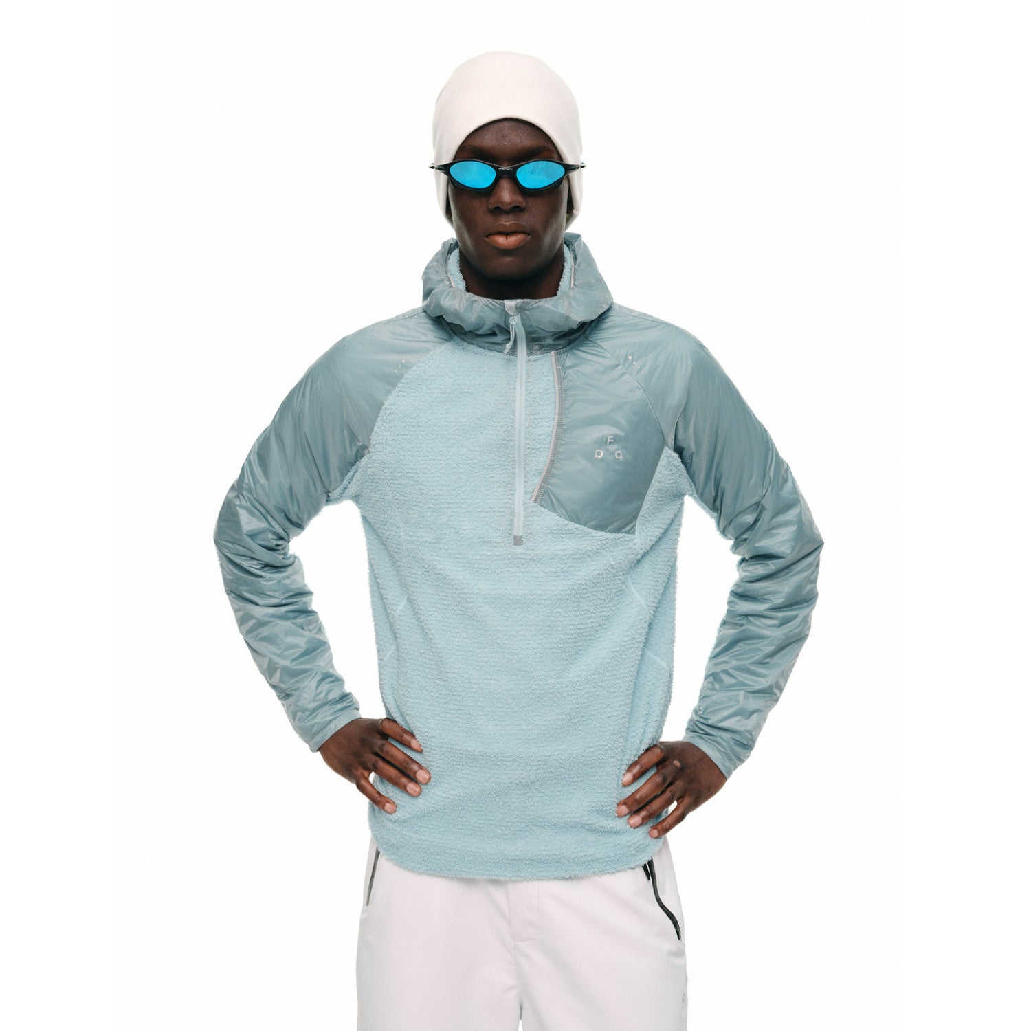 FPA Hooded Primaloft® Fleece Patchwork Sweatshirt – Spring/Fall Outdoor Breathable Couple Jacket