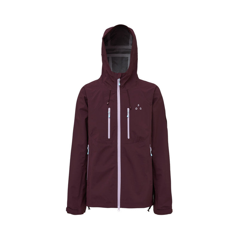FPA Double-Zip Fully Taped Seams Rain Shield Jacket Outdoor Sports Three-Proof Mountaineering Clothes Coat
