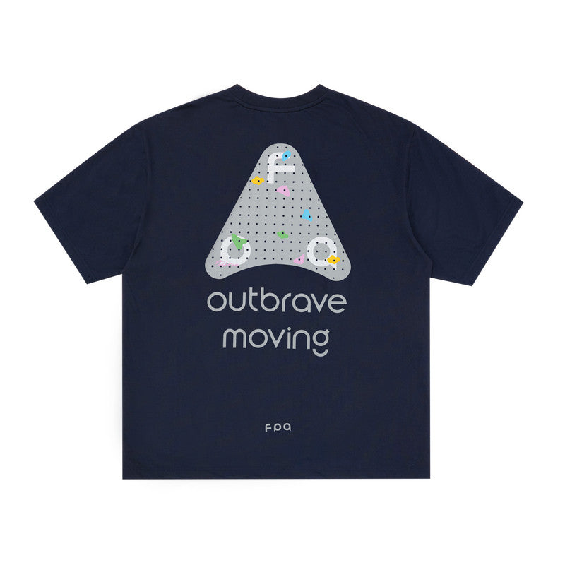 FPA Sorona Cooling Antibacterial UPF50+ Sports Short Sleeve T-Shirt, Chinese Street Style Summer Loose Couple Design Tee