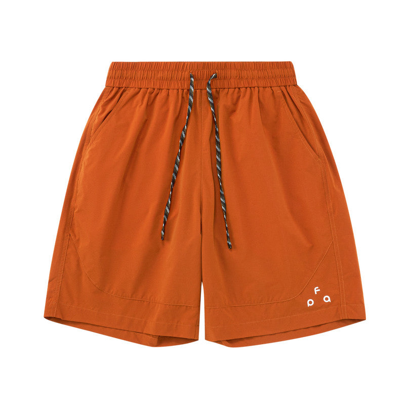 FPA Quick-Dry Lightweight Sports Shorts for Men - Summer Outdoor Basketball Fitness Casual Loose Straight-Leg 5-Inch Shorts