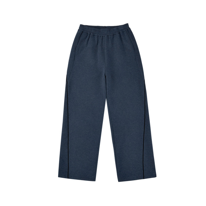 FPA Light Fleece Double-Sided Space Cotton Sweatpants - Autumn Loose Straight-Leg Unisex Casual Long Pants for Men