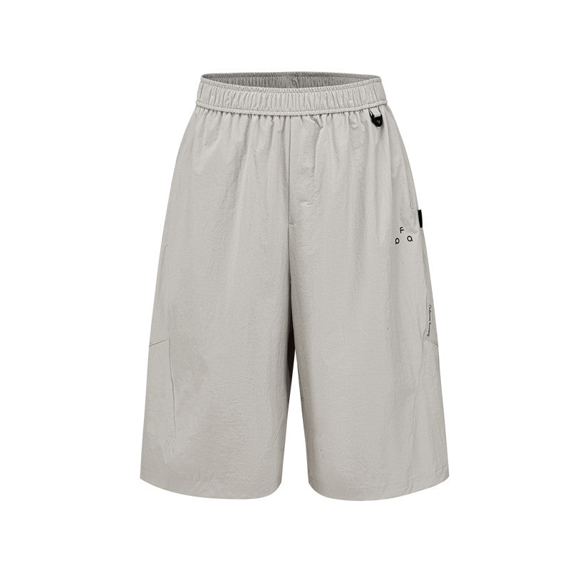 FPA Outdoor Mamba S7 Soft Shell Four-Way Stretch Quick-Dry Shorts, Sports Water-Repellent Hiking 7/8-Length Pants for Men