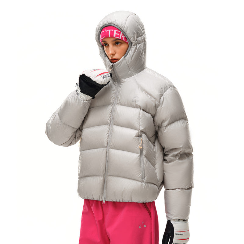 FPA 800FP 95% White Duck Down Puffer Hooded Down Jacket – Winter Warm Outdoor Sports Casual Down Coat for Men