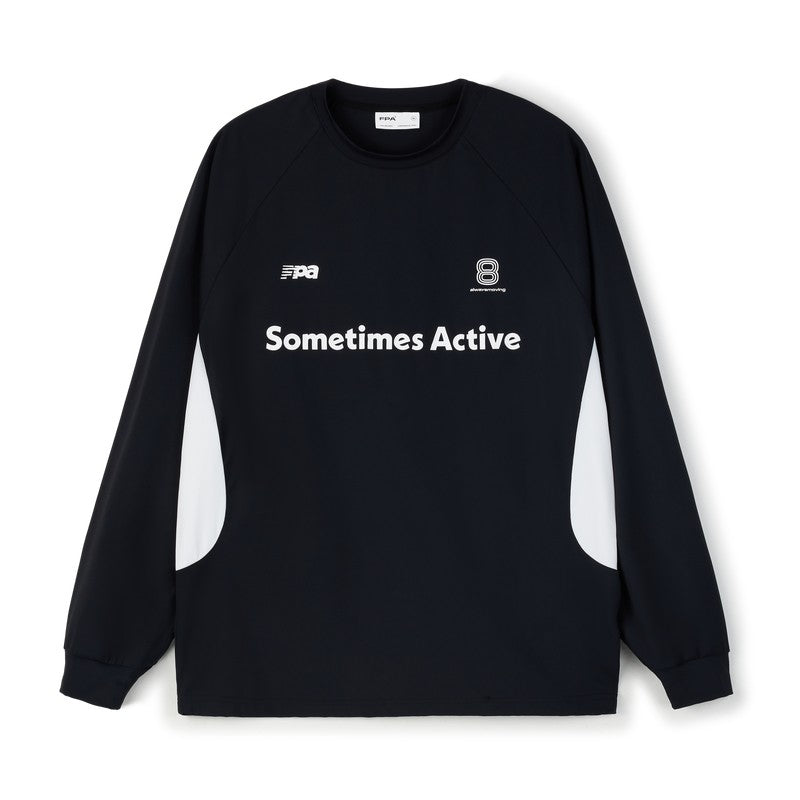 FPA Quick-Dry Moisture-Wicking Sports Paneled Long Sleeve Unisex Loose Fit Couple Round Neck T-Shirt