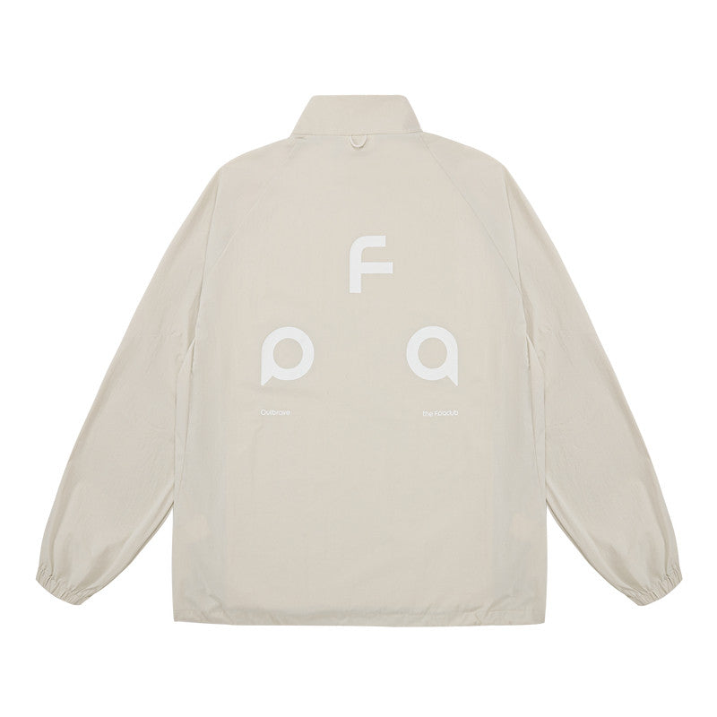 FPA Triangle Logo Half-Zip Half-Collar Jacket Spring/Autumn Outdoor Sports Lightweight Casual Couple Jacket
