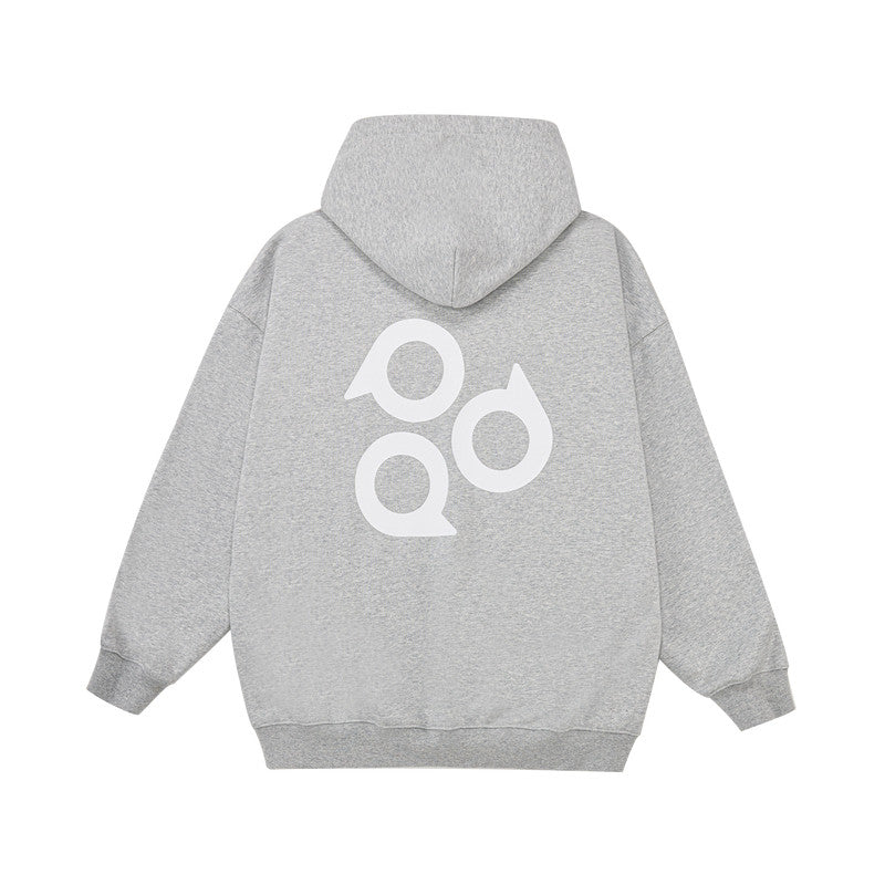 FPA Warm Fleece Hooded Sweatshirt – Chinese Streetwear, Loose-Fit, Heavyweight, Couple's Fall Hoodie for Men