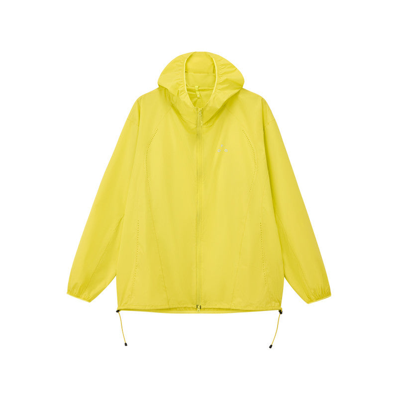 FPA Breathable Running Jacket with Hood, UPF50+ Sun Protection, Lightweight Outdoor Sports Jacket for Men