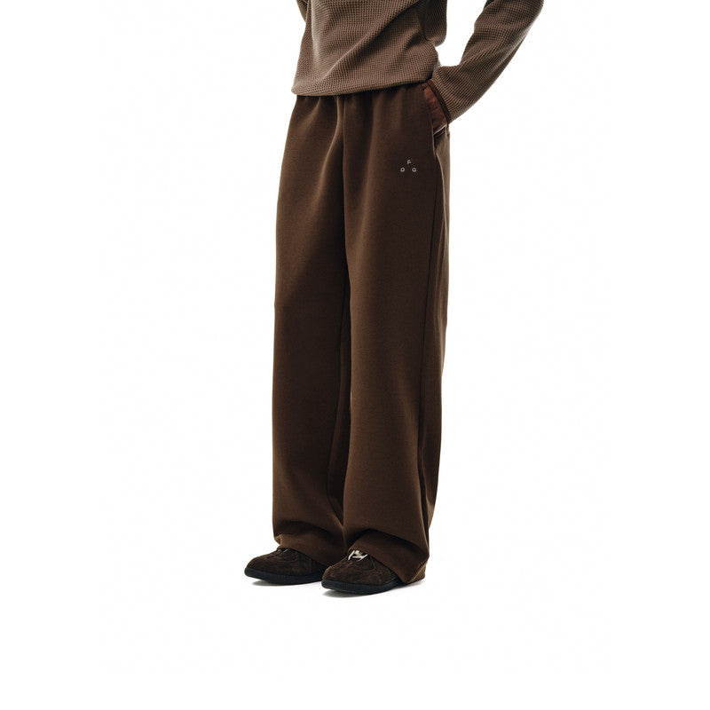 FPA Double-Sided Air Cotton Knit Wide-Leg Pants for Men, Spring/Fall Loose Straight-Leg Casual Sports Sweatpants