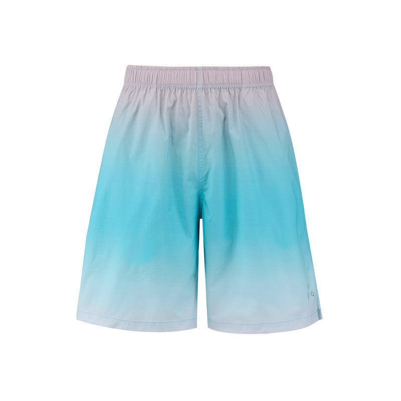 FPA Men's Bright Gradient Five-Point Beach Shorts, Summer Lightweight Loose Casual Mid-Length Shorts