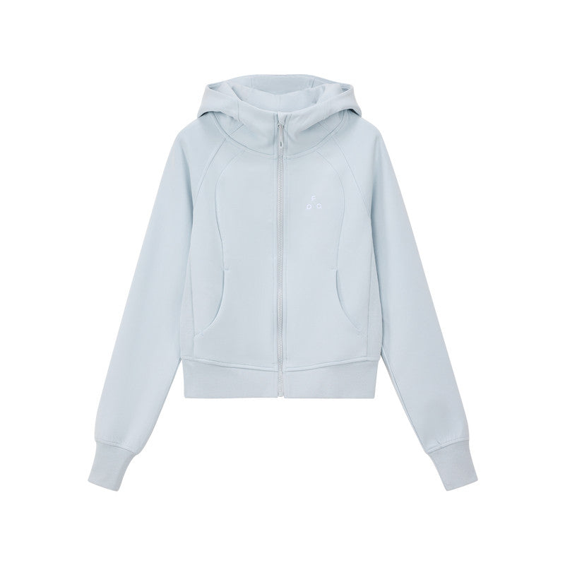 FPA Hooded Zip-Up Sweatshirt 2026 New Spring/Autumn Casual Open-Front Hoodie for Women