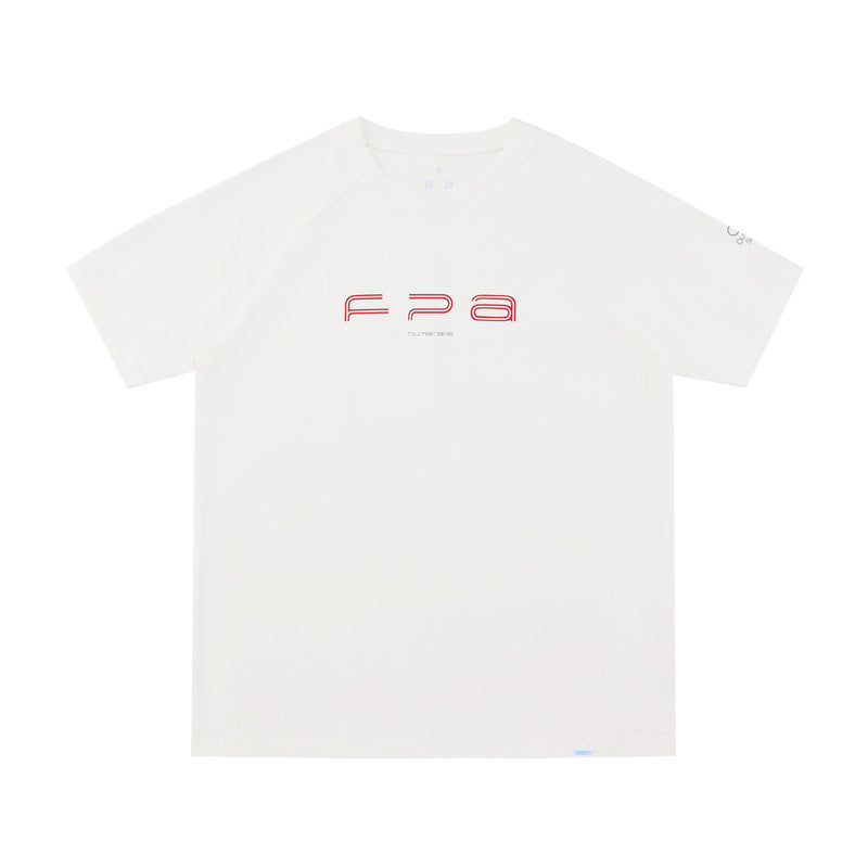 FPA Basic Logo COOLMAX Short Sleeve T-Shirt for Men - Summer Casual Crew Neck Outdoor Fitness Breathable Cool Touch
