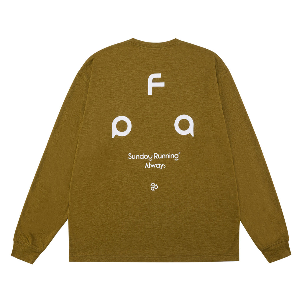 FPA Moisture-Wicking 7A Antibacterial Long-Sleeve Outdoor Sports Tee for Men and Women, Spring Casual Crew Neck