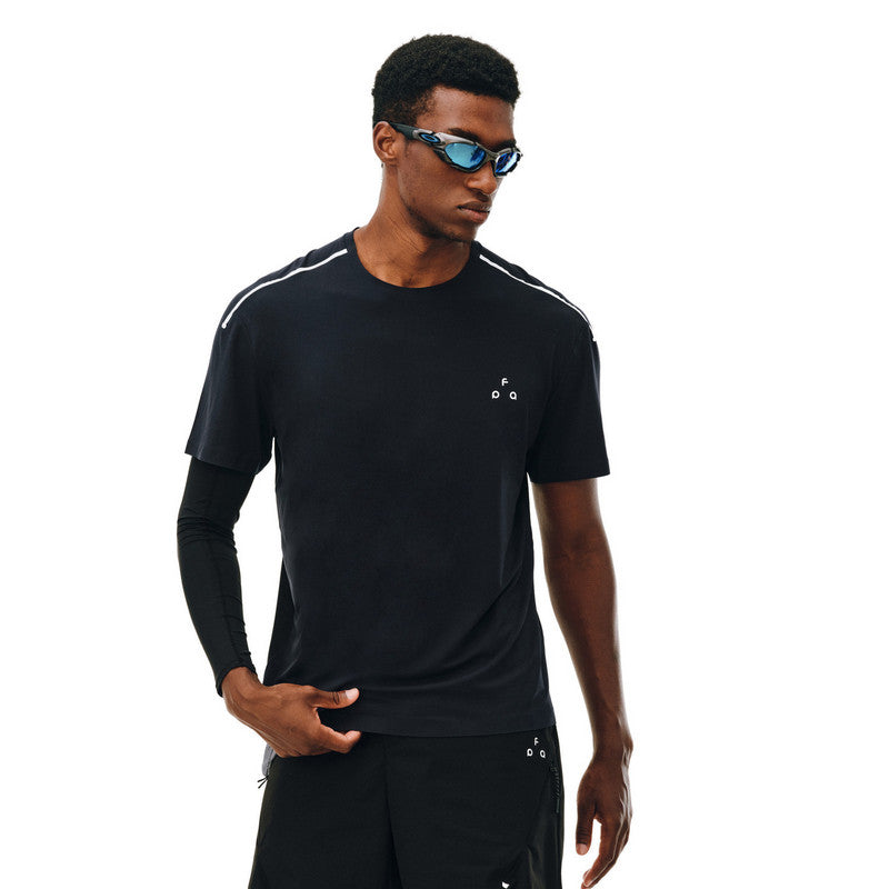FPA Seamless Bonded Lycra Modal Summer Advanced Craft Design Crew Neck Fitness Running Short Sleeve