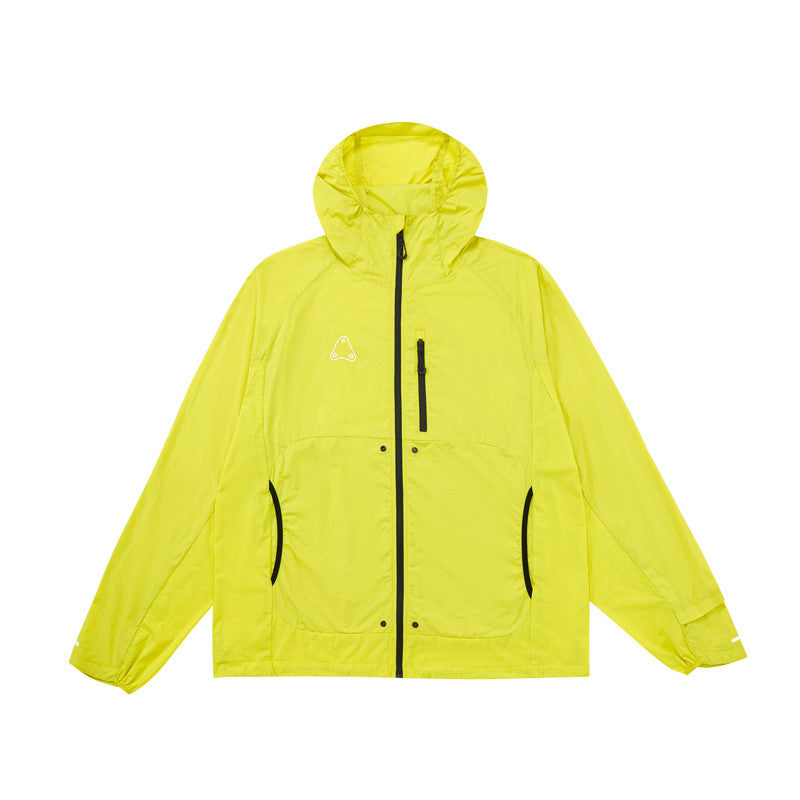 FPA Breathable Lightweight Cool-Touch Sun Protection Shirt UPF50+ Skin Jacket, Chinese Trend Long-Sleeve Loose Casual Sunscreen Top