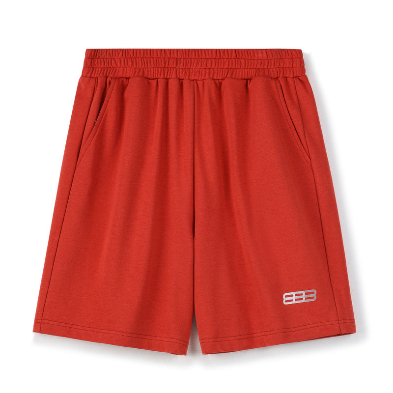 FPA Gradient Track Graphic Knit Shorts Summer Casual Versatile Chinese Street Style Straight-Leg Mid-Length Shorts
