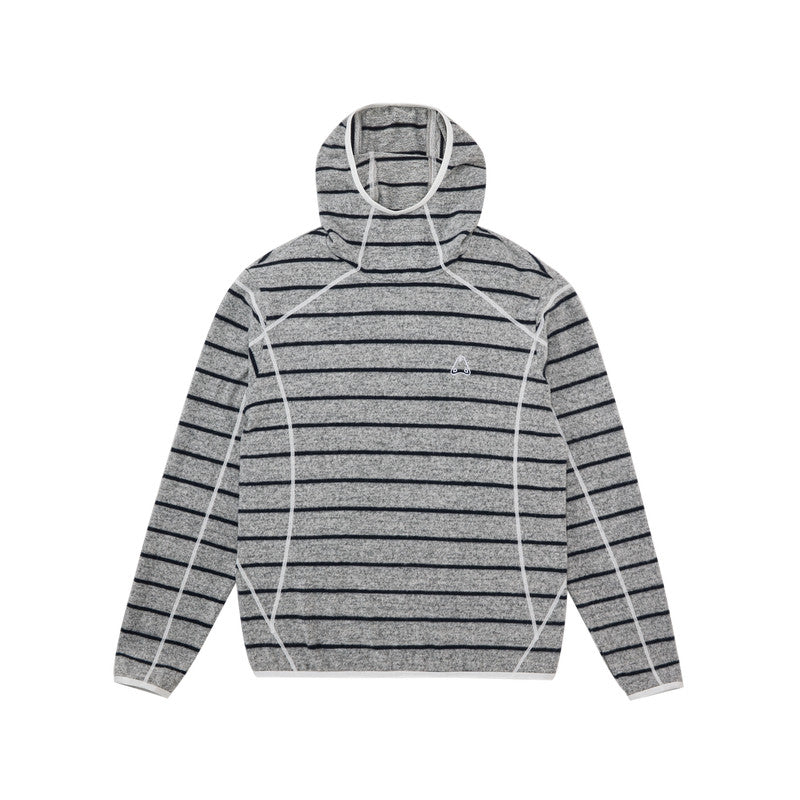 FPA Knitted Striped Hooded Sweatshirt - Spring/Fall Outdoor Sports Casual Knit Hoodie with Advanced Design