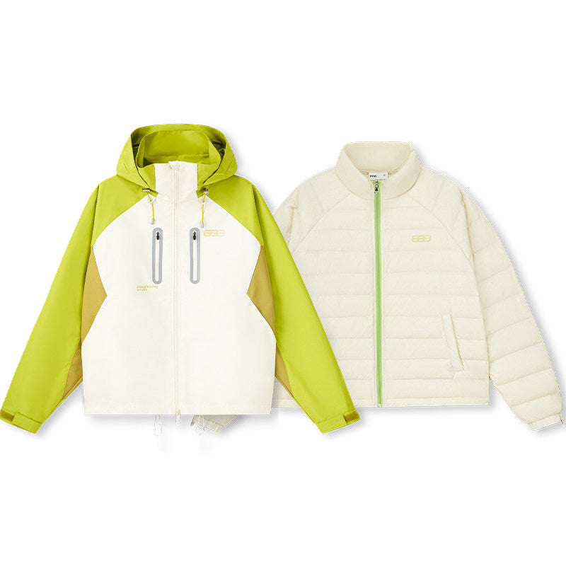 FPA Cocoon 3-in-1 Shell Jacket with Down Liner – Autumn/Winter National-Chic Three-Proof Mountaineering Coat