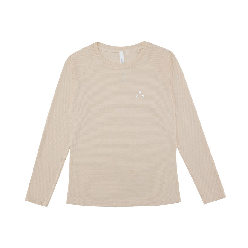 FPA Seamless Outdoor T-Shirt for Spring and Fall – Slim Fit, Basic Round Neck Tee for Women