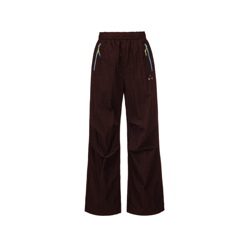FPA Outdoor Color-Block Zipper Water-Repellent Paratrooper Pants Summer Lightweight Loose Casual Trendy Sports Pants