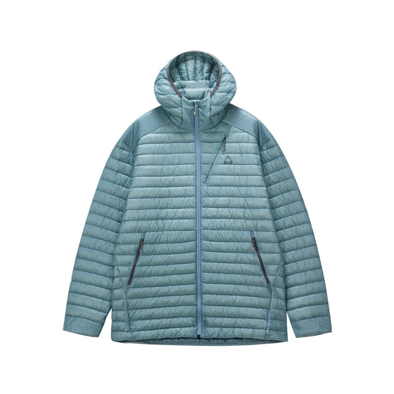 FPA 800FP 95% White Duck Down Ultra-Fine Quilted Outdoor Down Jacket for Men with Hood
