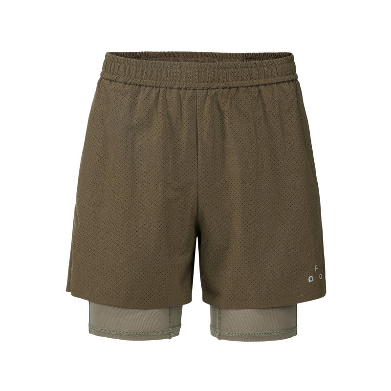 FPA Outdoor Qianliyan PRO Lightweight All-Perforated Breathable Bonded Two-Layer Running Shorts Summer Sports Pants