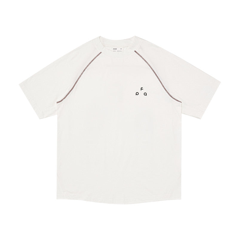 FPA Quick-Dry 7A Antibacterial Hasso Thread T-Shirt – Summer Design Loose-Fit Cool-Touch Crew Neck Couple Short Sleeve for Men