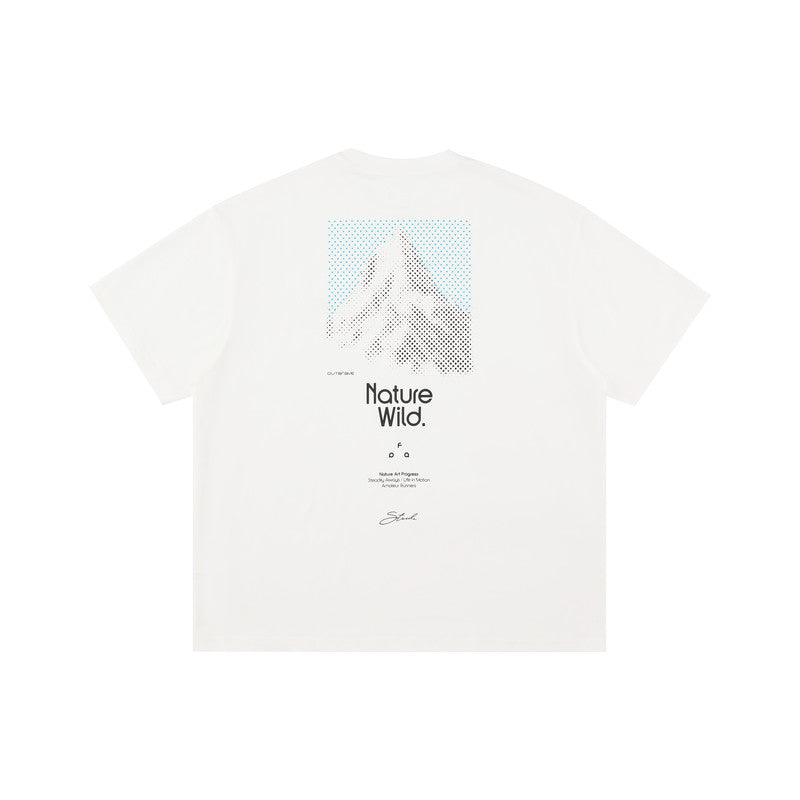 FPA Polka Dot Mountain COOLMAX Short Sleeve Summer Outdoor Sports Crew Neck Casual Couple T-Shirt