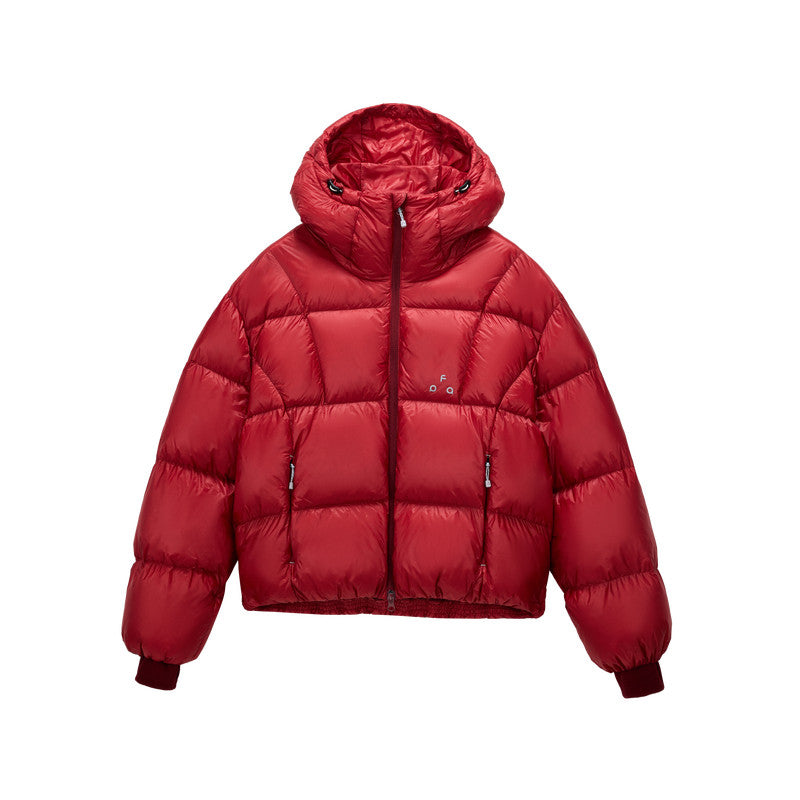 FPA 800FP 95% White Duck Down Women's Hooded Down Jacket, Winter Thick Warm Outdoor Coat