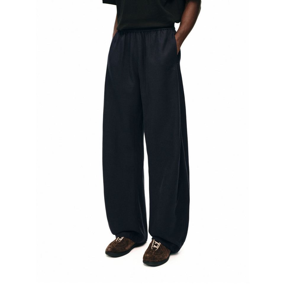 FPA Men's Antimicrobial Tencel Linen Relaxed Curved Casual Pants – Fall Basic Loose-Fit Trousers