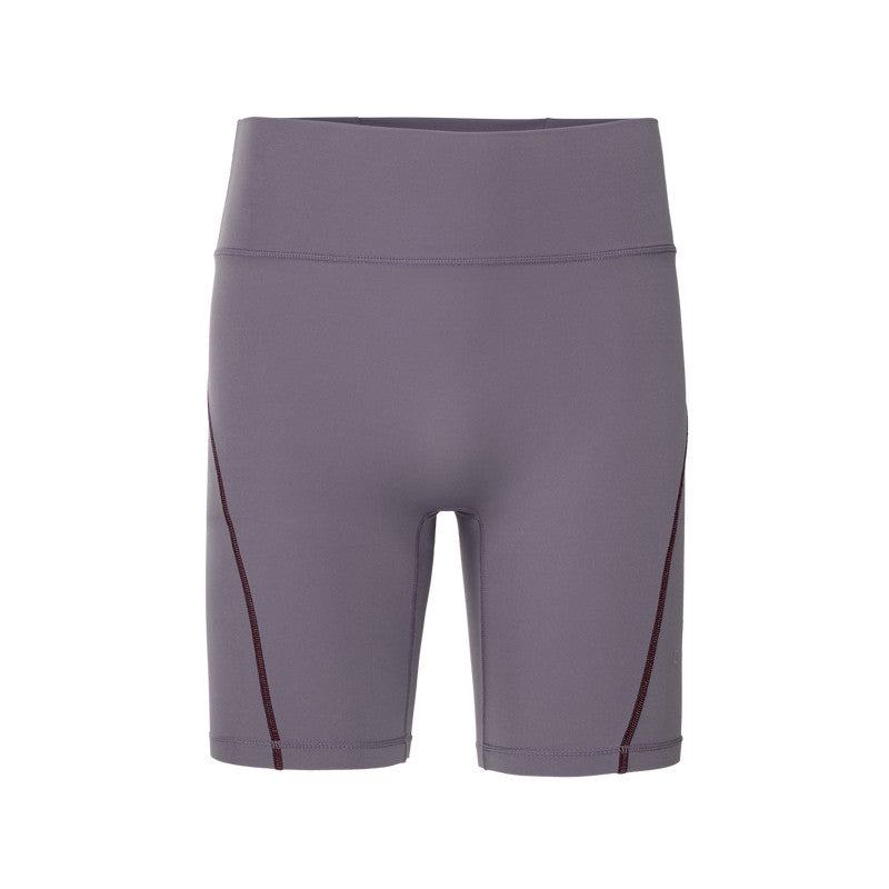 FPA Women's Outdoor Running Fitness Yoga Compression Shorts with Logo Seam Lines - Form-Fitting Base Layer Shorts
