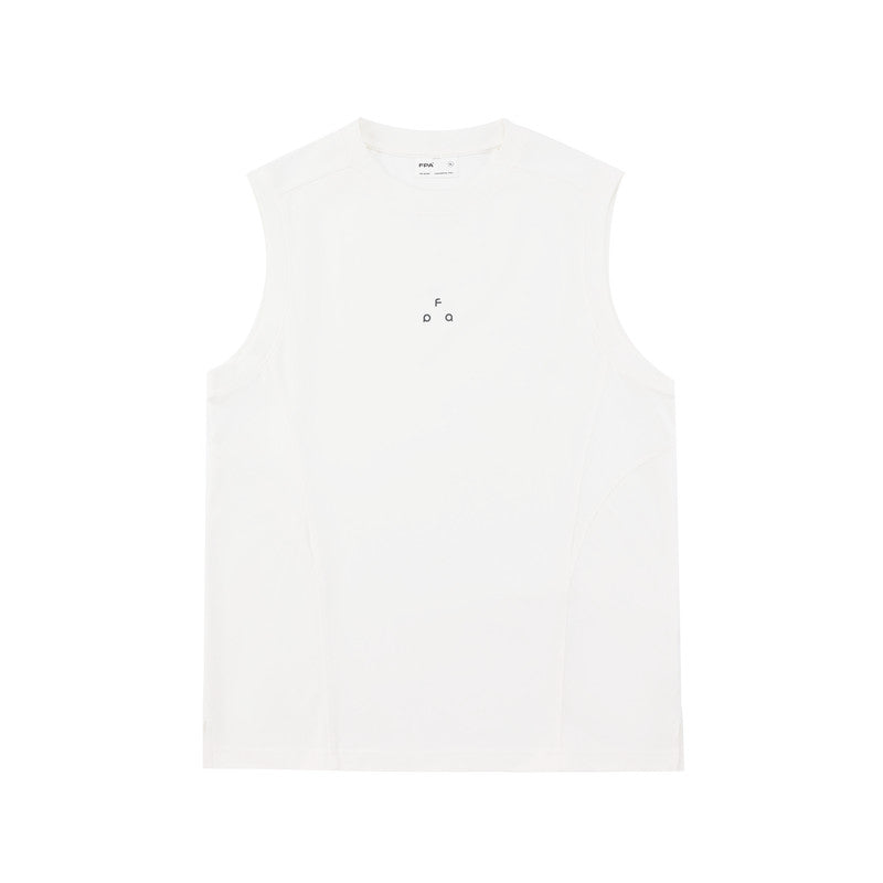 FPA Cool-Touch Quick-Dry Sports Vest Summer Crew Neck Basic Casual Outdoor Fitness Breathable Sleeveless T-Shirt for Men