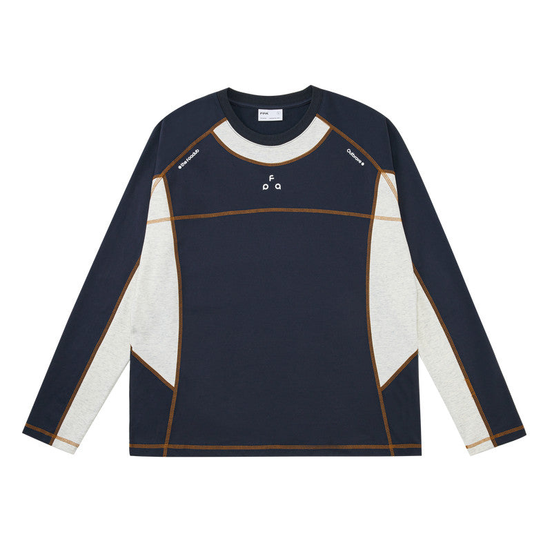FPA Warm Skin-Friendly Sun-Protection Anti-Mite Long-Sleeve T-Shirt, Chinese Street Style Autumn Round-Neck Loose Couple Tee