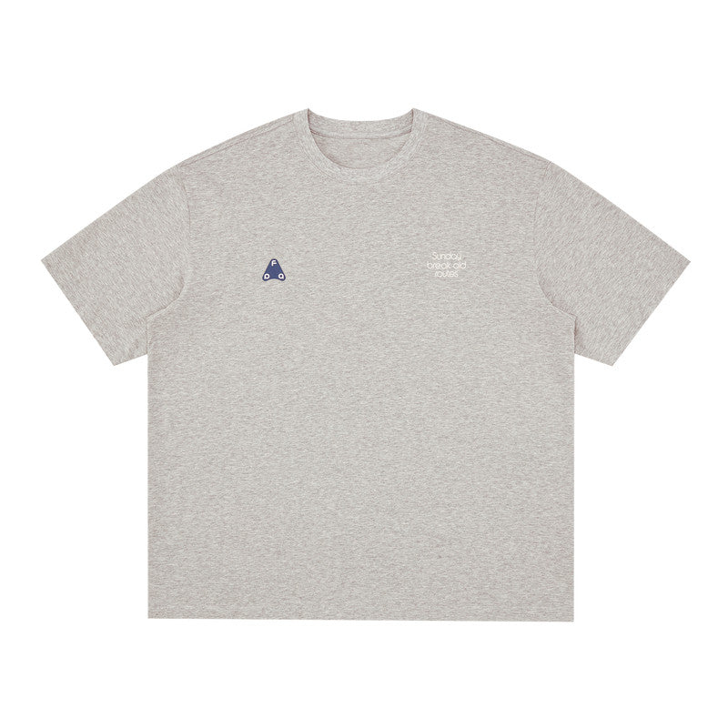 FPA Cool-Touch Ice-Skin Athletic Short Sleeve T-Shirt, Chinese Streetwear Trendy Crew Neck Unisex Loose Fit Summer Tee