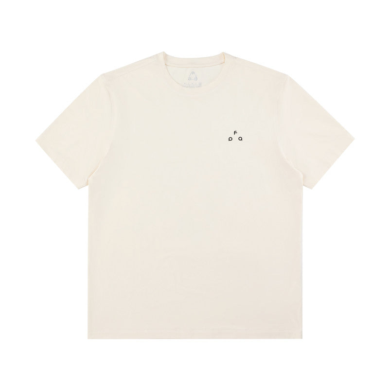 FPA Small Triangle Logo Hasselblad Short Sleeve Summer Fitted Basic Logo Casual Round Neck Couple Sports T-Shirt for Men