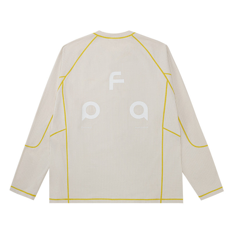 FPA Fleece Moisture-Wicking Anti-Static Long-Sleeve Outdoor Sports Tee - Casual Couple Round Neck T-Shirt