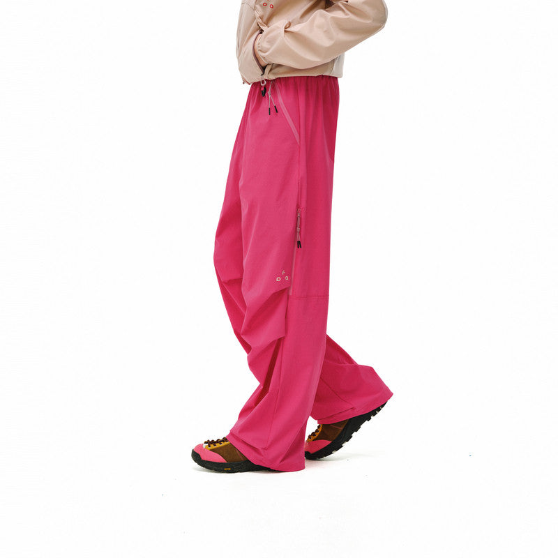 FPA Outdoor Ice Silk Cool-Touch Water-Repellent Pants 2026 New Chinese Trend Casual Couple Straight-Leg Hiking Trousers
