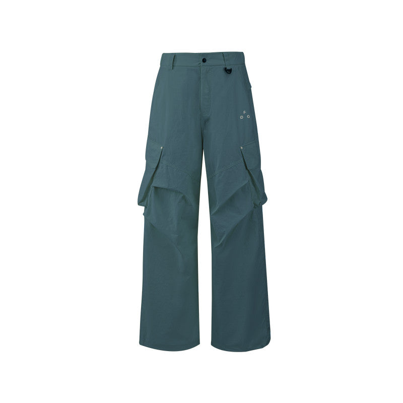 FPA Outdoor Water-Repellent Cargo Pants with Hidden Pockets and 3D Slanted Pockets, Chinese Streetwear Loose Fit Techwear Long Pants for Men