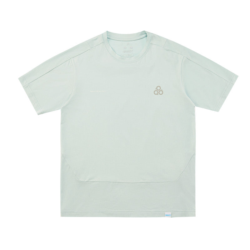 FPA Coolmax Quick-Dry Mesh Running Short Sleeve Summer Outdoor Breathable Basic Logo Couple T-Shirt