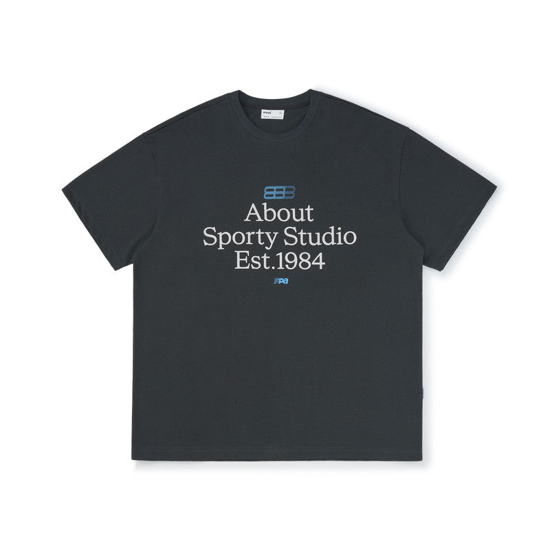 FPA Slogan Typography Phantom Short Sleeve T-Shirt 2024 New Summer Printed Crew Neck Loose American Retro Tee