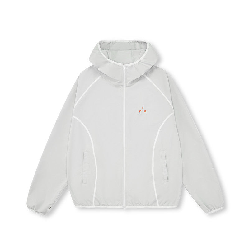 FPA UPF50+ Lightweight Training Zip-Up Jacket – Unisex Loose-Fit Sun Protection Layer for Spring/Summer