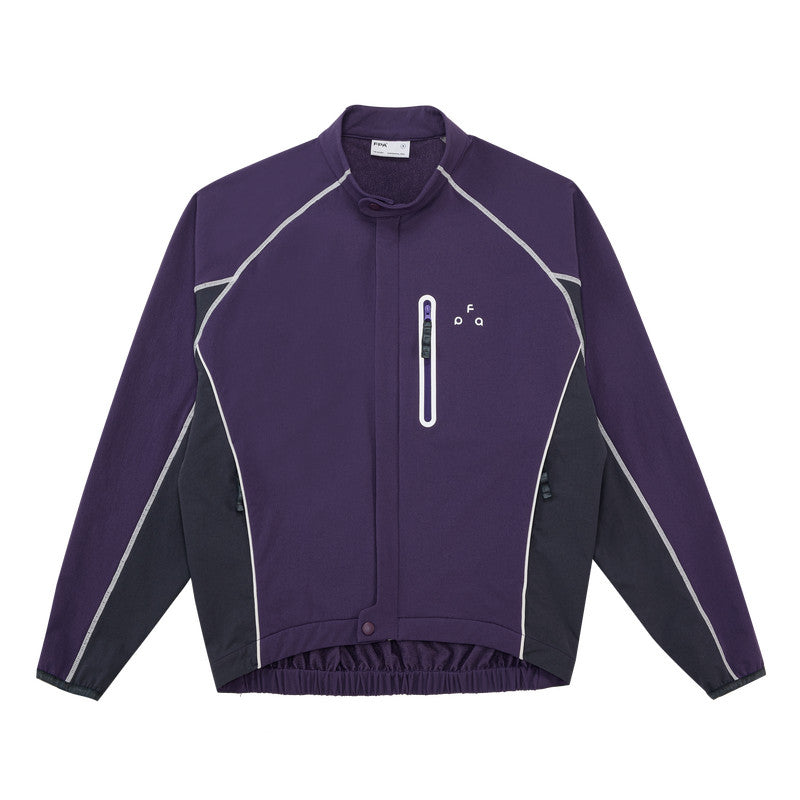 FPA Sports Contrast Stitching Jacket – Premium Casual Spring/Fall Lightweight Couple Black Jacket for Men