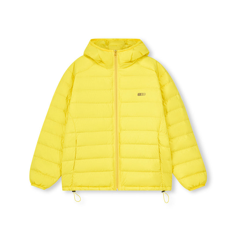 FPA 90% White Duck Down Packable Lightweight Hooded Down Jacket - Chinese Streetwear, Loose Fit