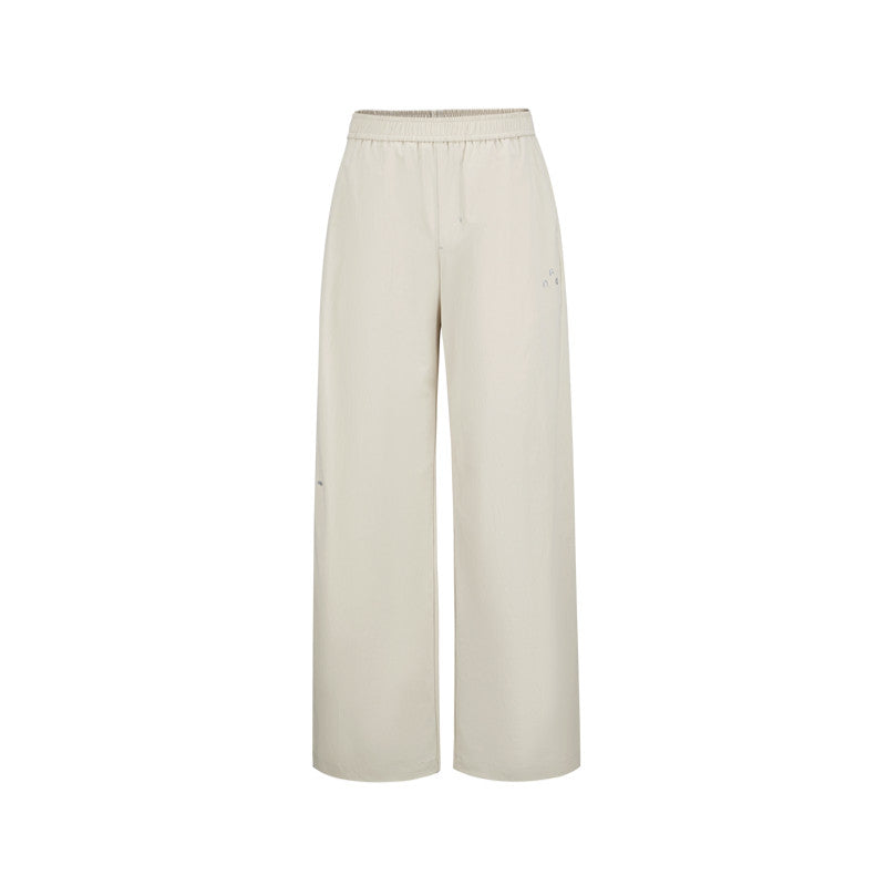 FPA Outdoor Sports Ice-Feel Wool Sun-Protection Fitness Four-Way Stretch Long Pants Summer Hiking Straight-Leg Casual Pants for Men