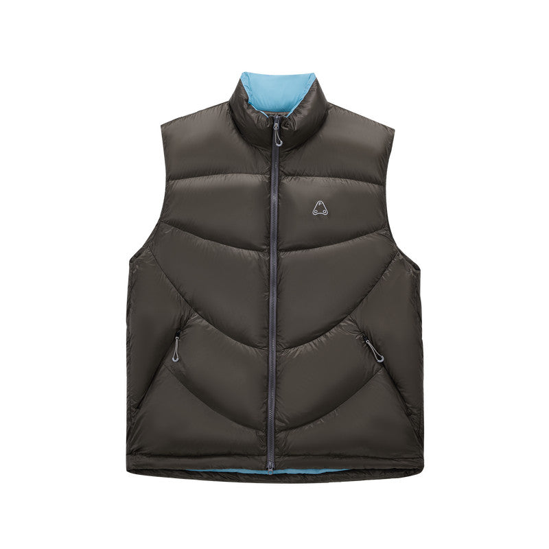 FPA Color-Block Down Vest 2026 New Winter Thickened Stand Collar Warm Couple Style Sleeveless Vest