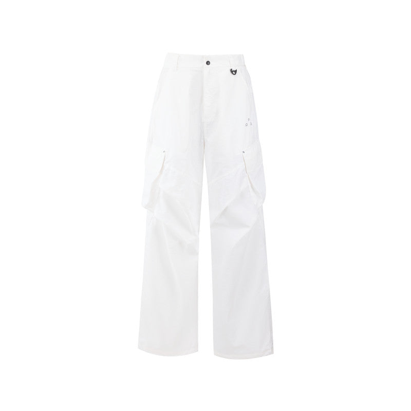FPA Outdoor Water-Repellent Cargo Pants with Hidden Pockets and 3D Slanted Pockets, Chinese Streetwear Loose Fit Techwear Long Pants for Men