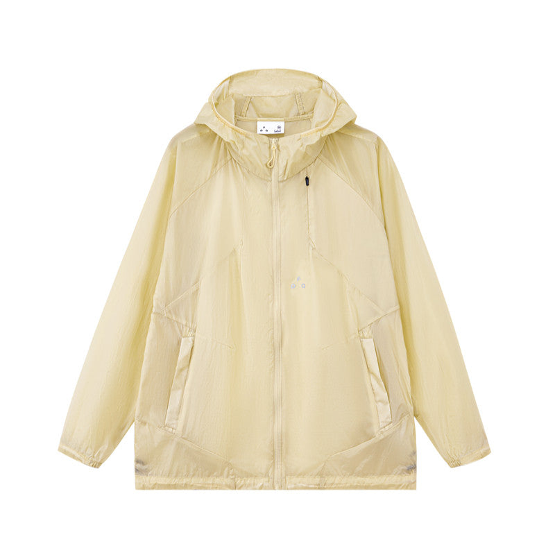 FPA Water-Repellent Textured Crinkle Hooded Multi-Zip Sun Protection Jacket - Summer Outdoor Lightweight UV Jacket