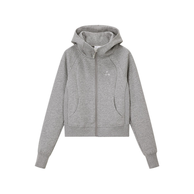 FPA Hooded Zip-Up Sweatshirt 2026 New Spring/Autumn Casual Open-Front Hoodie for Women