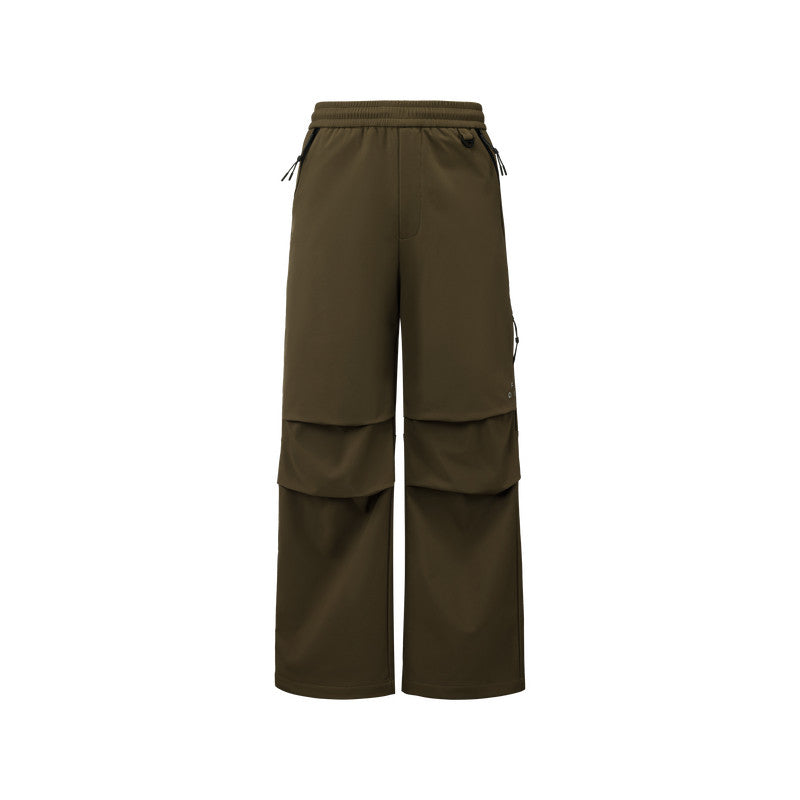 FPA Outdoor Water-Repellent Thermal Insulated Wear-Resistant Zippered Paratrooper Pants Men's Hiking Straight-Leg Casual Sports Trousers